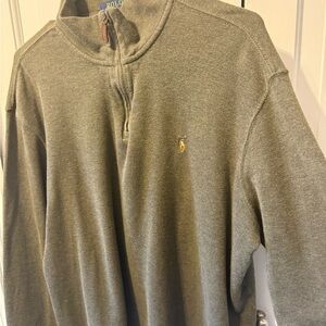 Polo by Ralph Lauren Olive Green Quarter Zip EUC